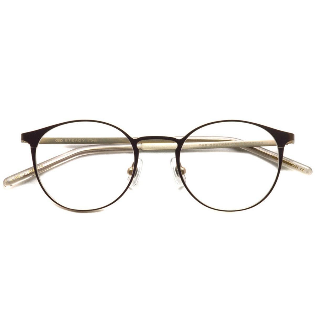 Steady ステディ Std 64 カラー 5 Gold Brown ゴールド ブラウン ボストンメタルフレーム 中目黒のメガネ サングラスセレクトショップ Props