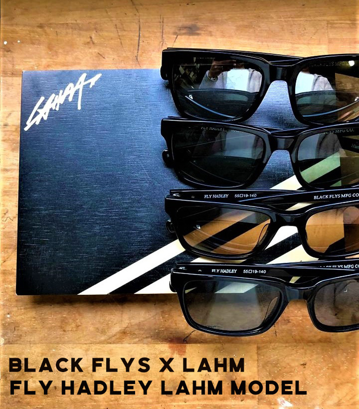 送料無料 数量限定お早めに フライハドレー Fly Hadley Lahm別注モデル Black Flys Online Store Lahm