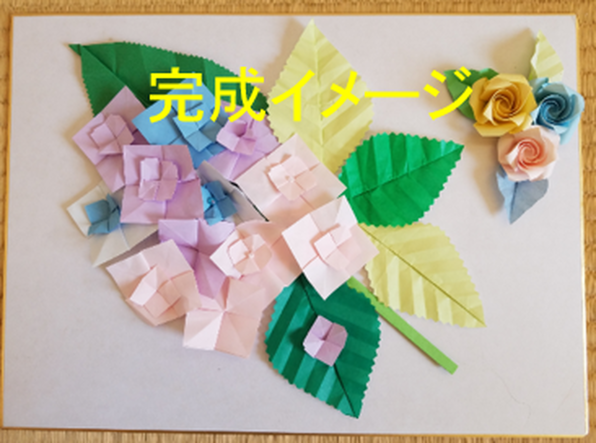 高齢者向けレクリエーション 折り紙のバラ入りキット Rbi Flower Art ラビフラワーアート