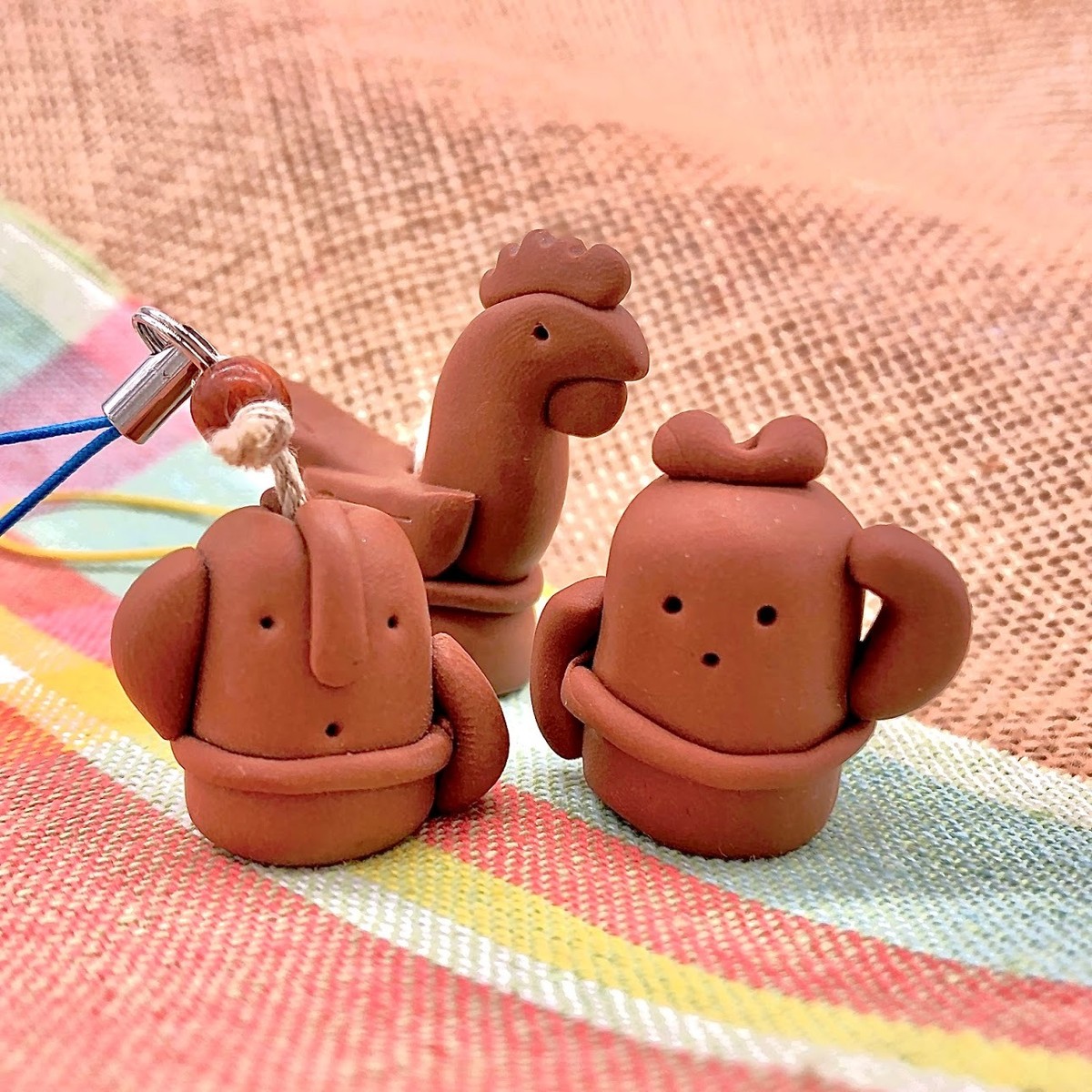 埴輪ストラップ作りセット しおんじやまミュージアムショップ