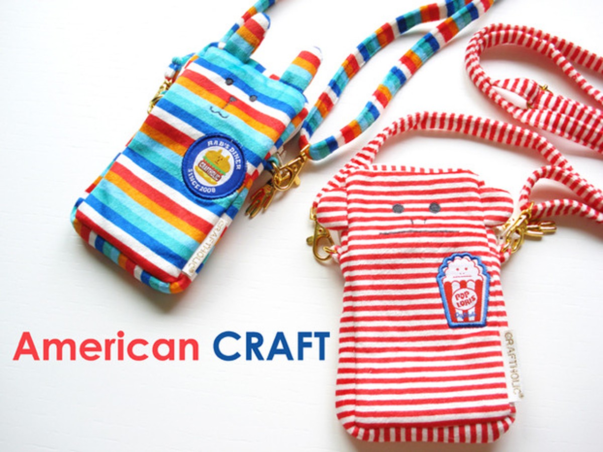 Craftholic American Craft アメリカンクラフト モバイルポーチ 可愛い雑貨とトートバッグのお店 Orange Beetleオレンジビートル