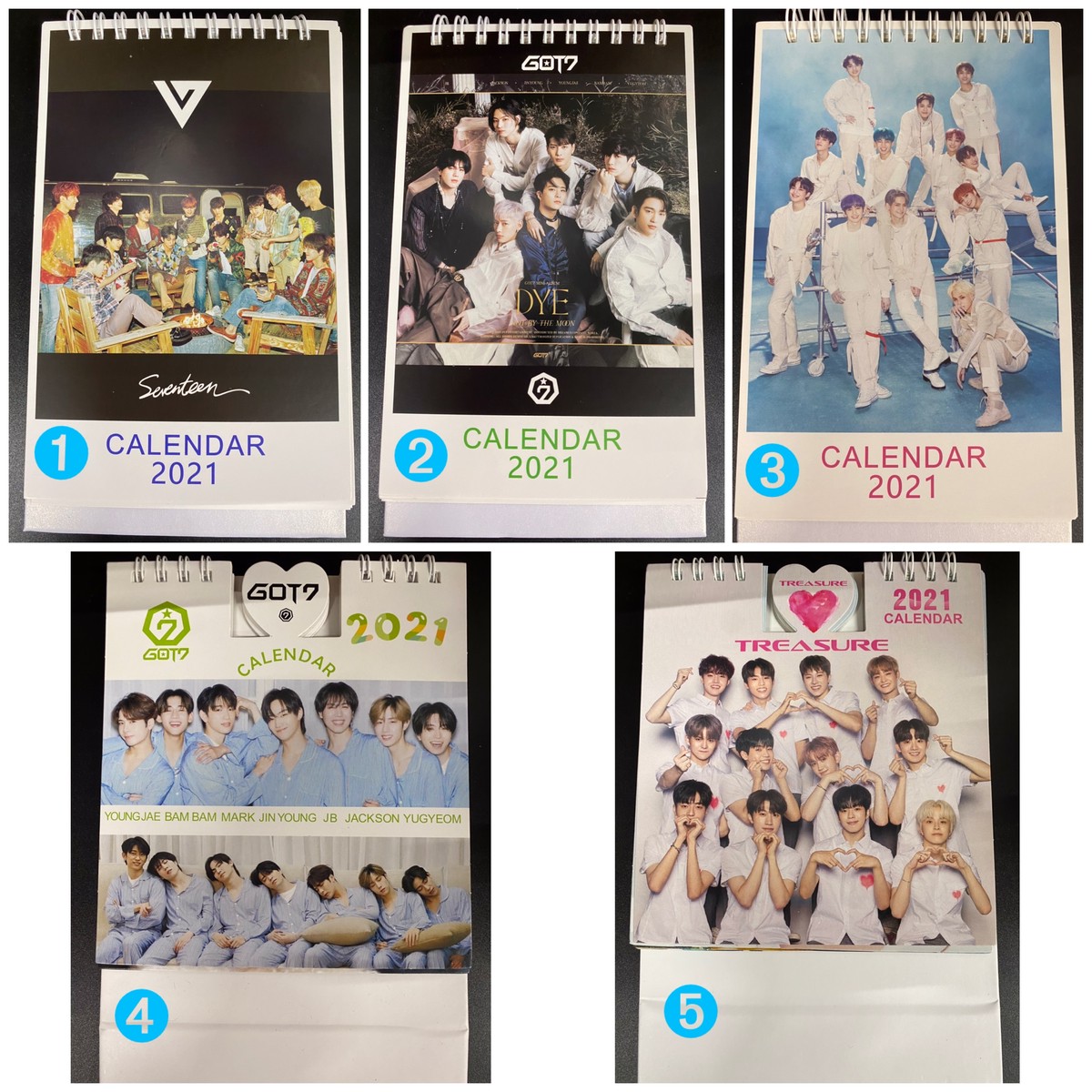 Boy Group 21 ミニ卓上カレンダー ワンダケイ韓流商店