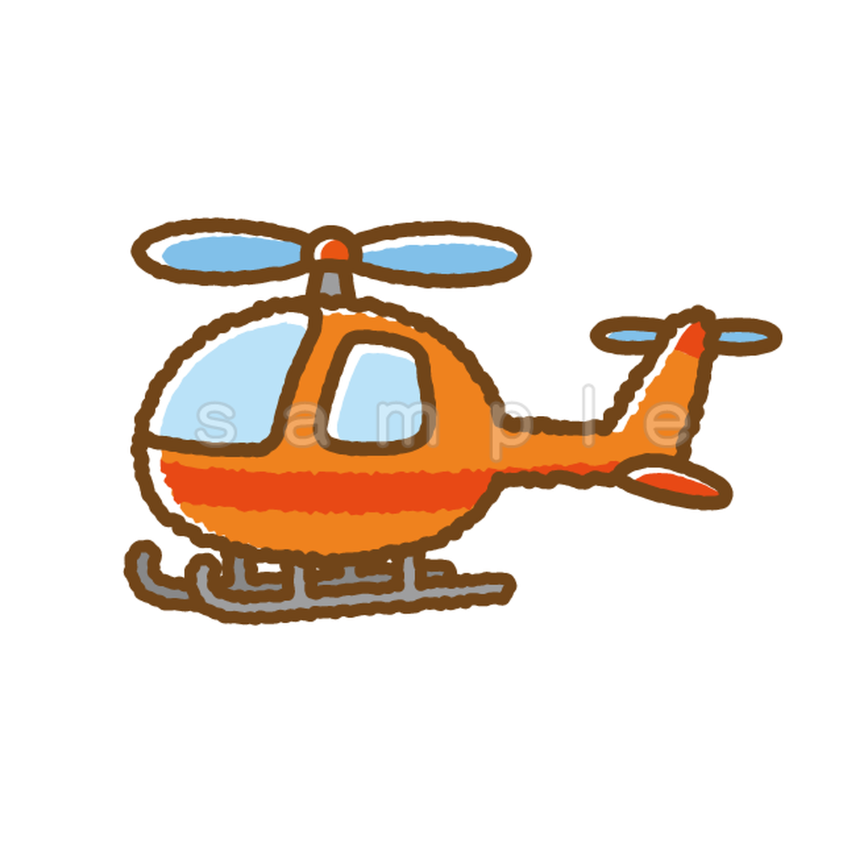 ヘリコプター H012 Png イラストショップくま 商用利用okのかわいいイラストのフリー素材がたくさん