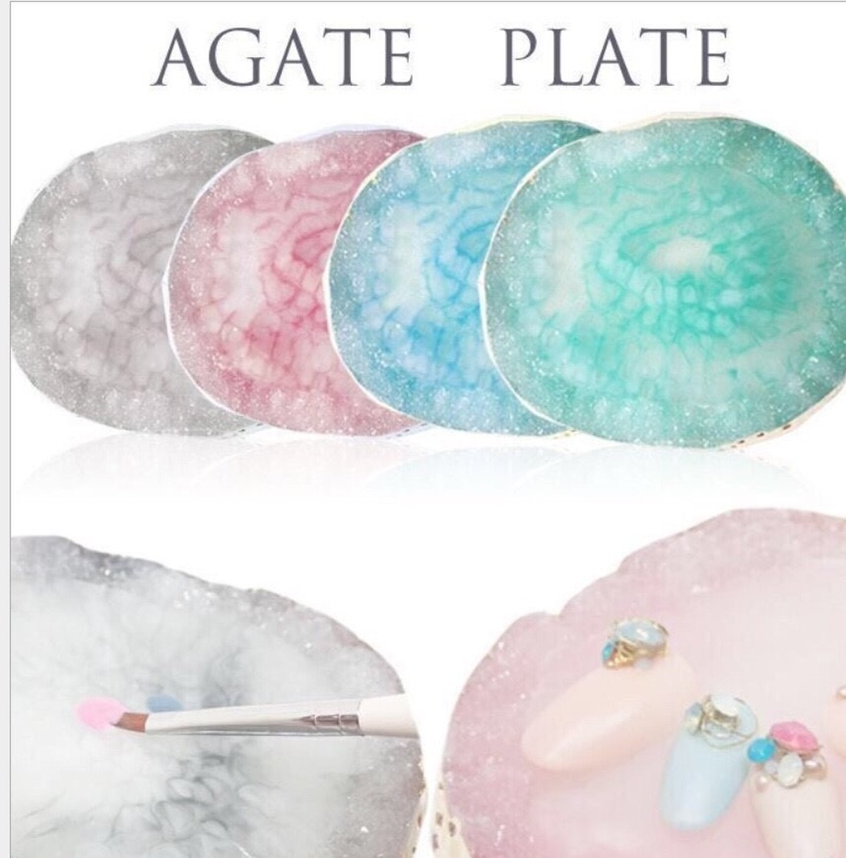 ネイルアート パレット ミキシングパレット ディスプレイなどにも最適 Nail Shop W ダブリュー ネイルチップ パーツ ストーン販売店