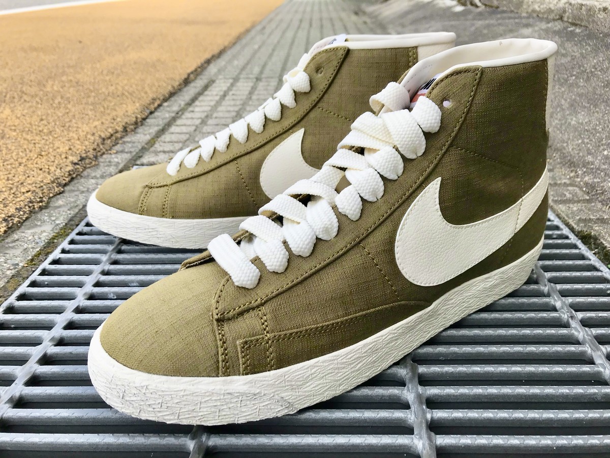nike blazers green size 6