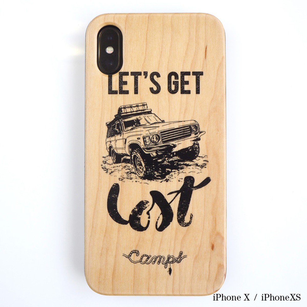 Camps Iphoneケース Let S Get Lost Lc60 Wood 木製カバー Camps