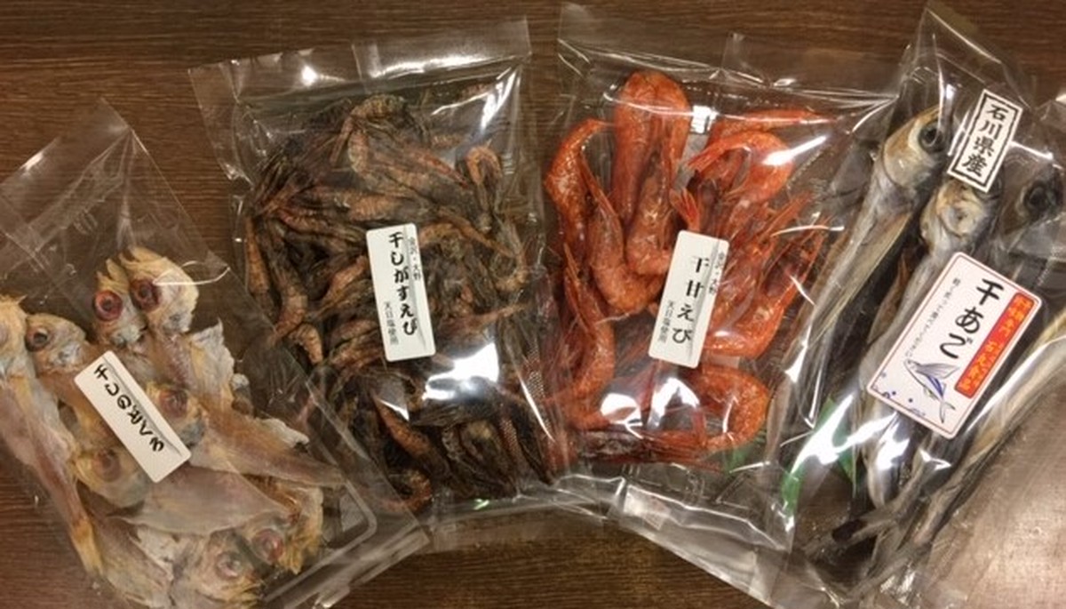 石川産乾き物４種セット 石丸食品 石川県金沢市近江町干物珍味専門店プレミアムネットショップ