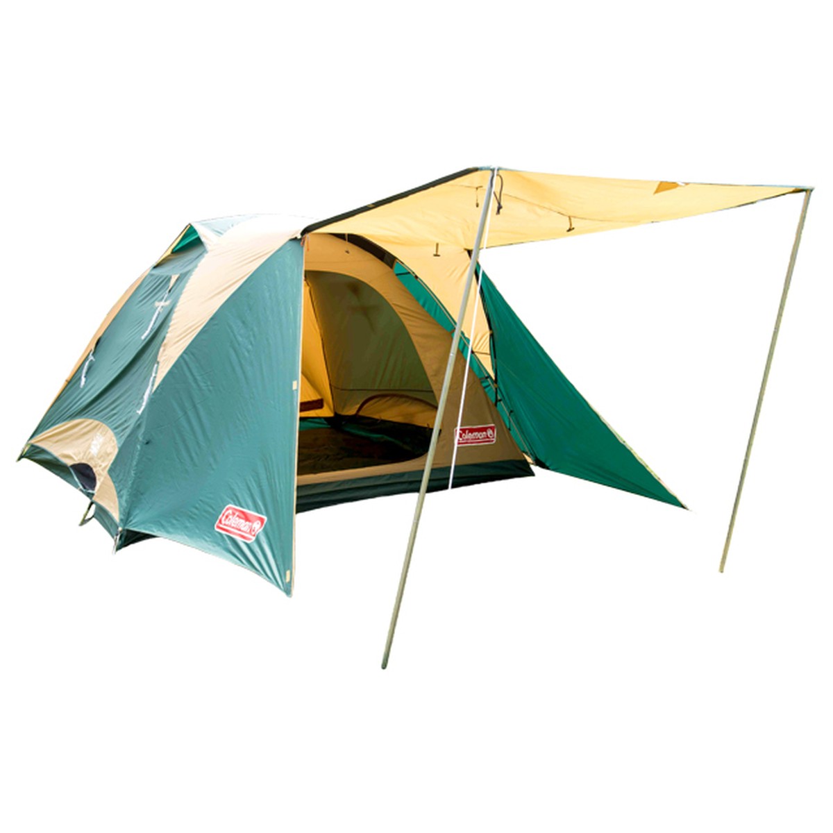 中古品 送料込 タフワイドドーム300ex Coleman 寝袋 2 インナーマット付 Outdoor Shop テント