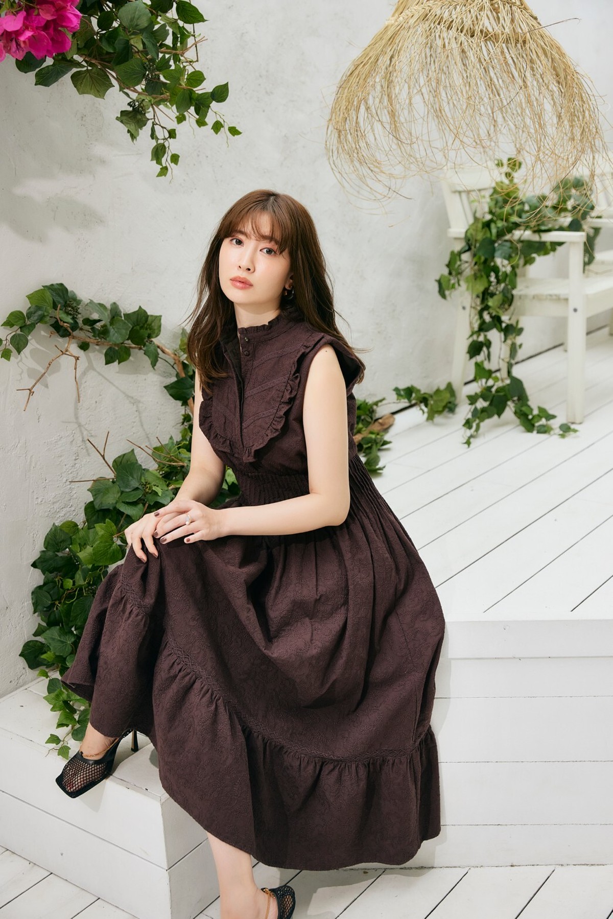 Herlipto Victoria Park Long Dress - ロングワンピース/マキシワンピース