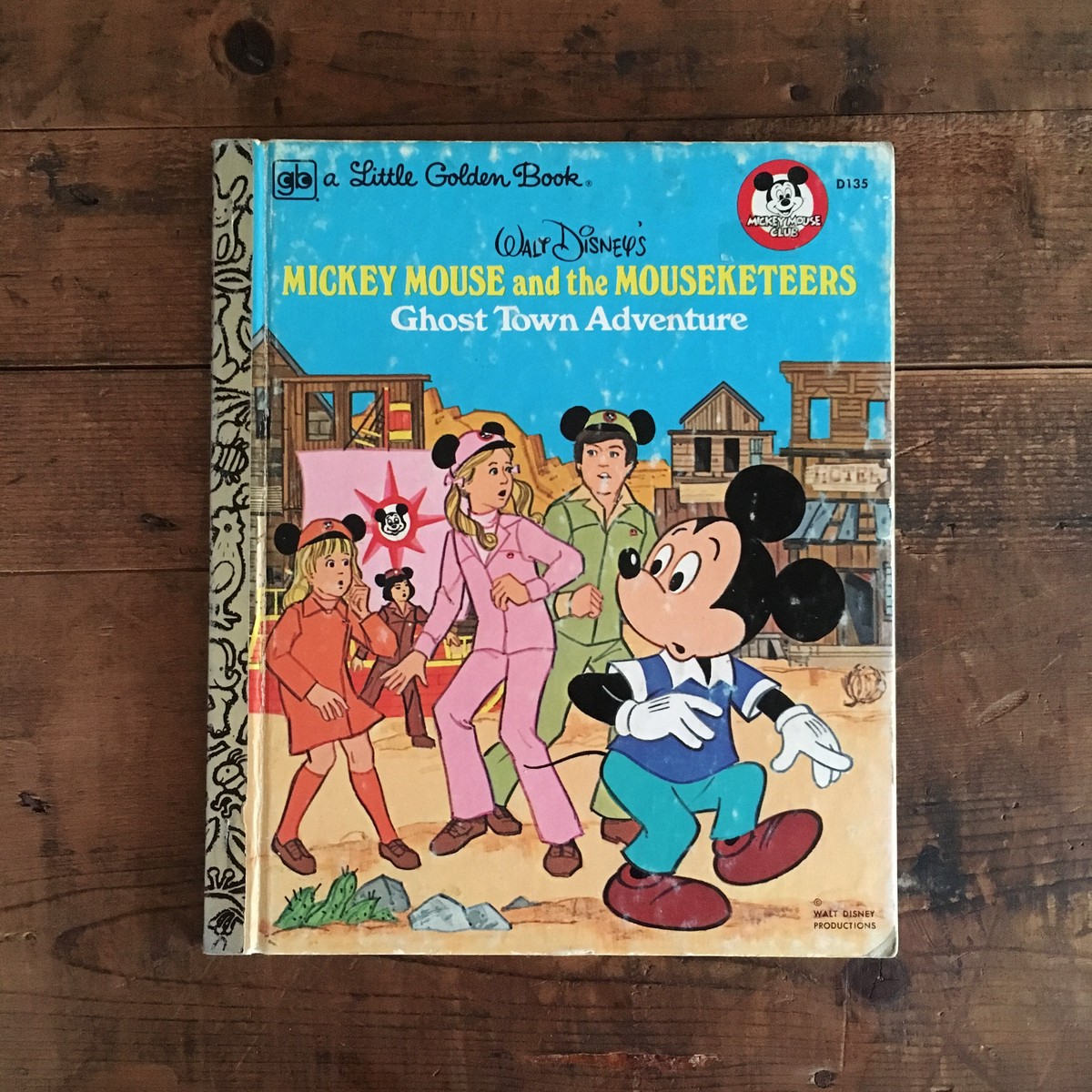 ヴィンテージ 洋書 絵本 Mickey Mouse And The Mouseketeers Ghost Town Adventure ミッキー 英語 E Vintage ヴィンテージ 洋書 雑貨のお店