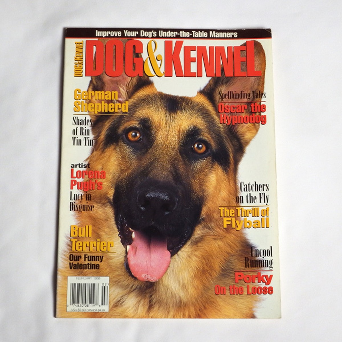 洋雑誌 Dog Kennel Feb 1999 表紙 ジャーマンシェパード K 9 Planet