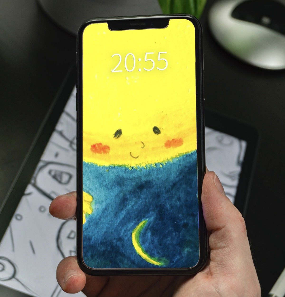 期間限定価格 開くたびに 優しくそっと背中を押す 生きたい世界に生きる スマホ 待受アート Chica Web Gallery