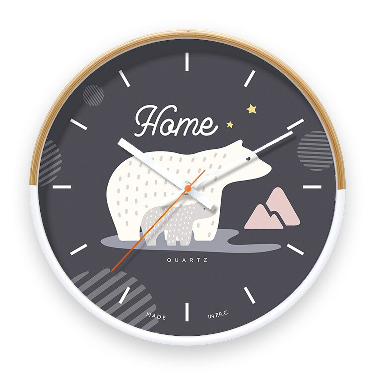 格安 Myclo マイクロ 壁掛け時計 アクリル素材 クリア 丸型 30cm 黒猫シルエット 国旗 日本 Japan Com13 初回特典付 Arnabmobility Com