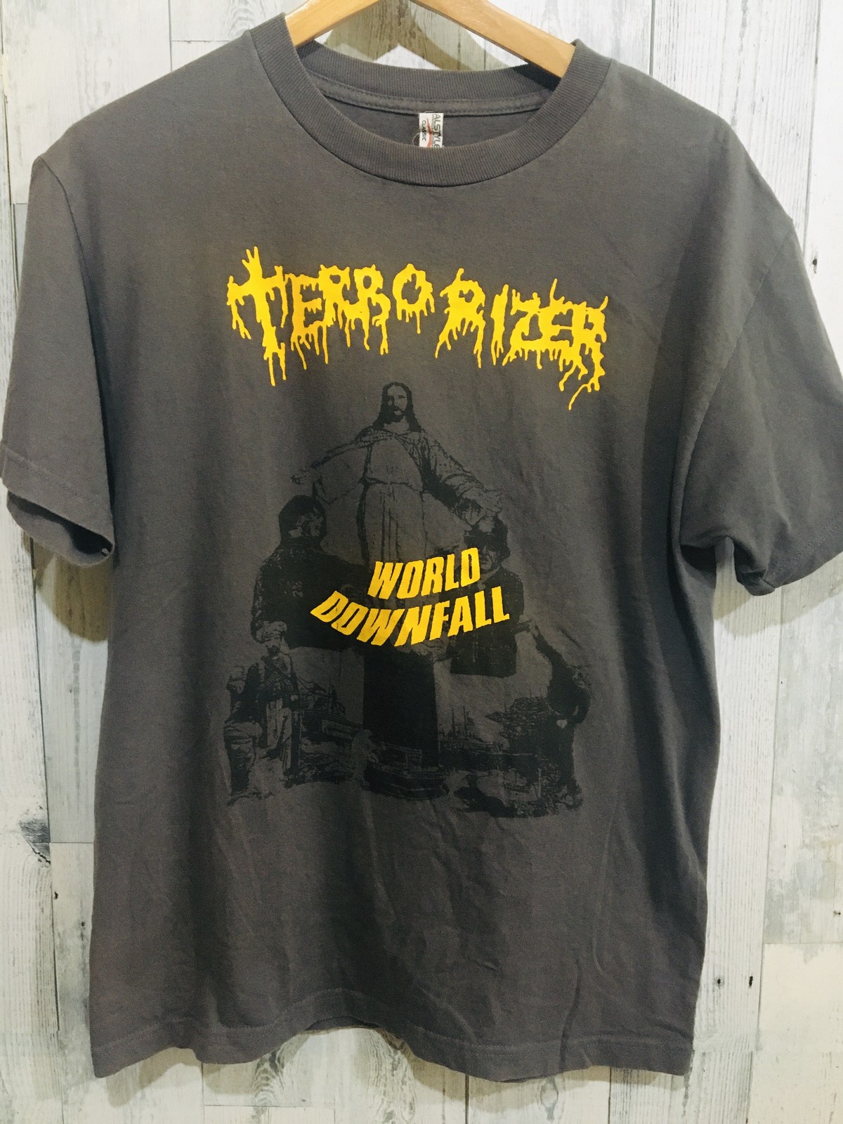 Terrorizer テロライザーtシャツ グラインドコア デスメタル Napalm Death Nausea 80s Loners