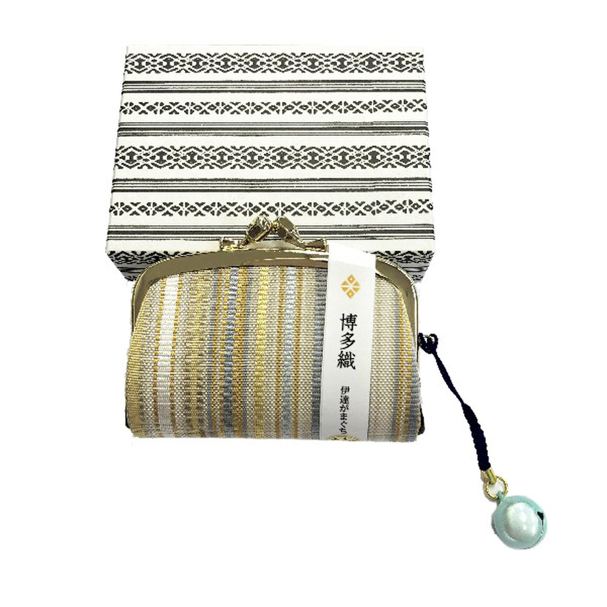 がま口 小銭入れ 伊達がま口 博多織 和風 おしゃれ 西村織物 ミニがまくち コインケース 日本製 財布 がまぐち 小銭入れ かわいい 母の日 実用的 プレゼント ギフト 和柄 小物入れ 大きく開く 献上柄 正絹 シルク Kimonoroman Yukiya