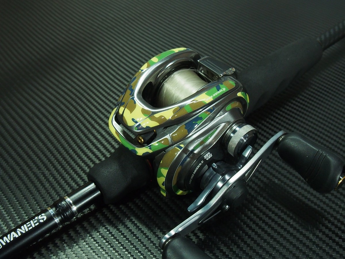 Shimano 15メタニウムdc用 プロテクションデカールkit Wanee S