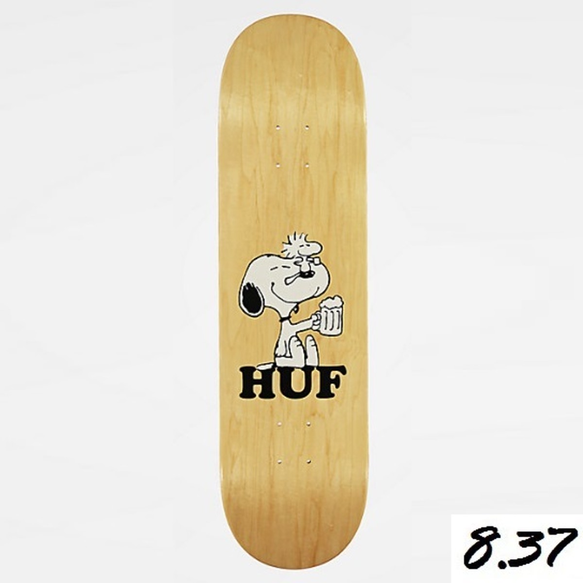 Huf X Peanuts 8 37 Skateboard Deck ハフ X ピーナッツ コラボ 8 37インチ スケートボード デッキ Pretzels Skateboard And Culture