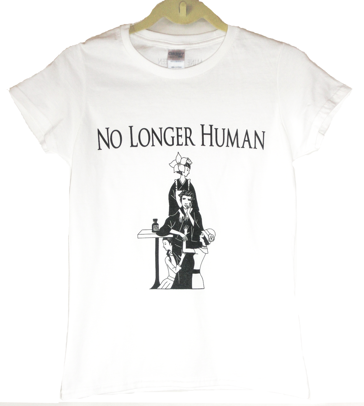 太宰治ｔシャツb レディースサイズ 色 ホワイト T Library