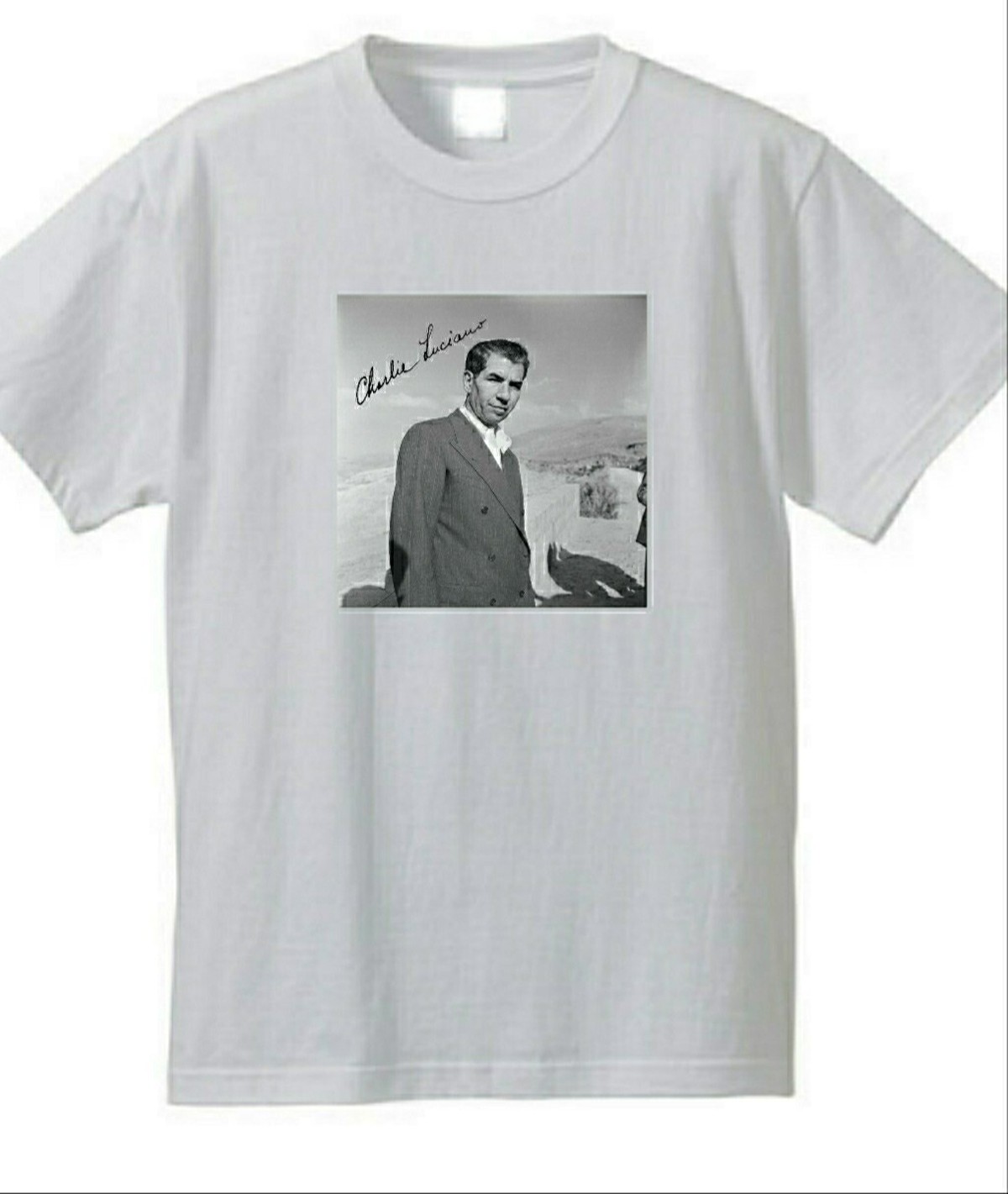 日本限定 ラッキー ルチアーノ Tシャツ 公式 マフィアグッズ専門店 Japan Meyer Lansky