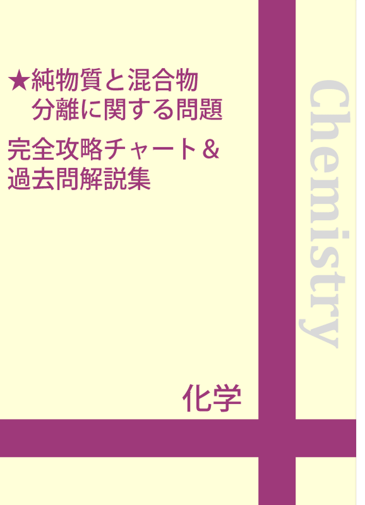 純物質と混合物 分離に関する問題 完全攻略チャート 過去問解説集 自宅でできる受験対策ショップ ワカルー Wakaru