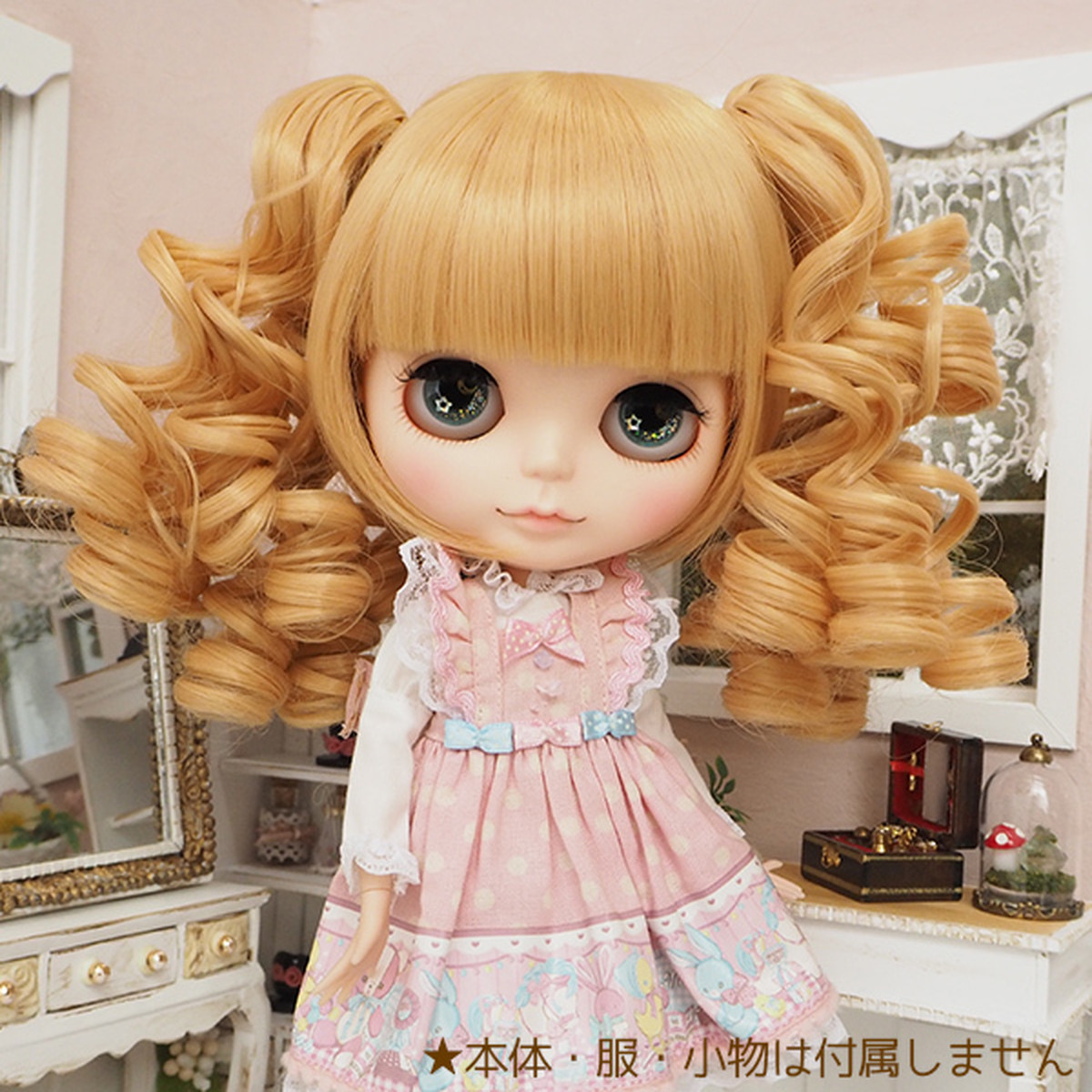 ネオブライス ウィッグ ドリィスパイラル ハニーカスタード10インチ ドール Bonbon Rouge Doll Wig Shop