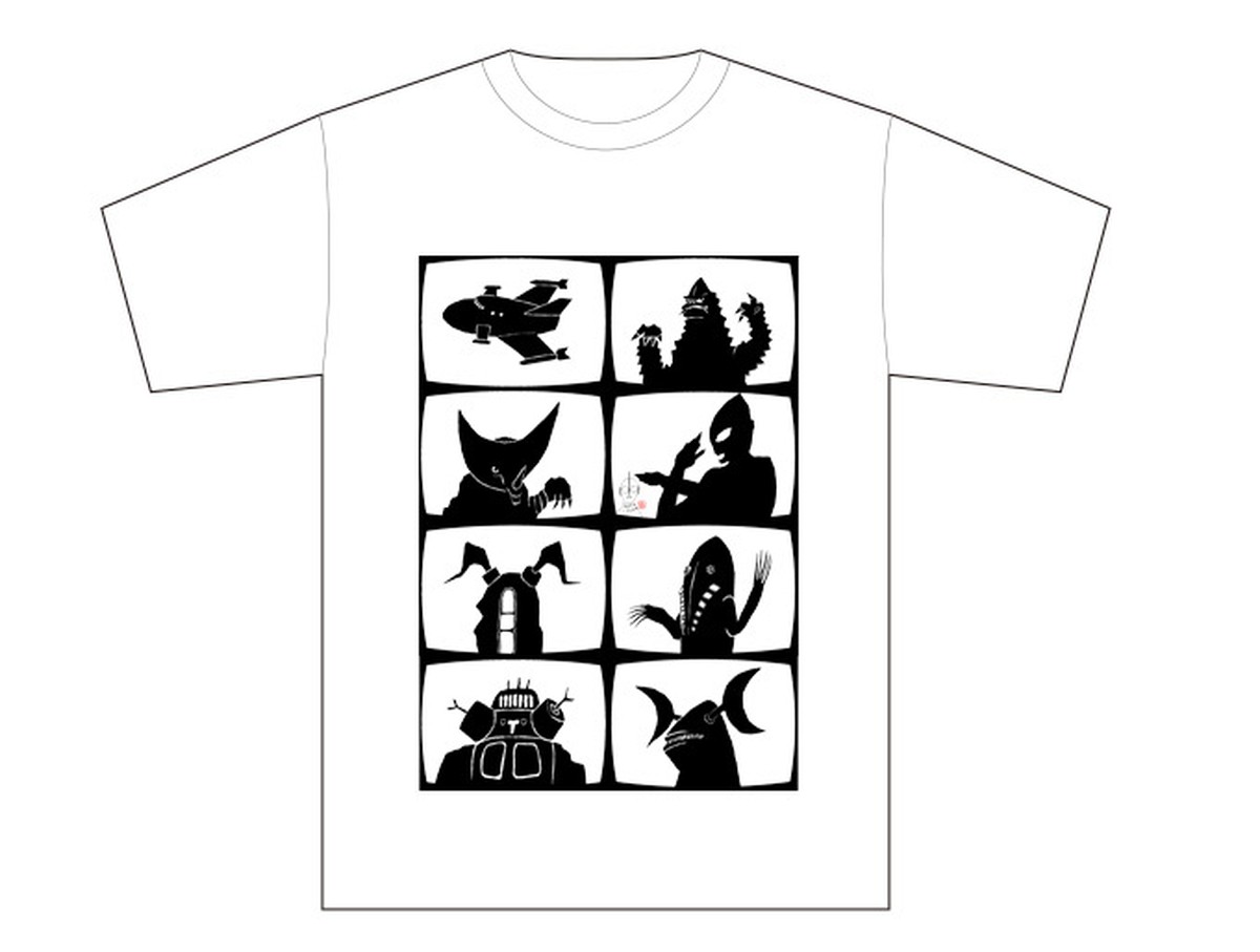 飯塚定雄 ウルトラ影絵tシャツ Mobydick