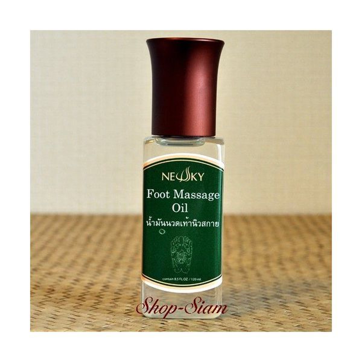 Newsky ワット ポー Foot Massage Oil フットマッサージオイル 250ml Shop Siam ショップ サイアム