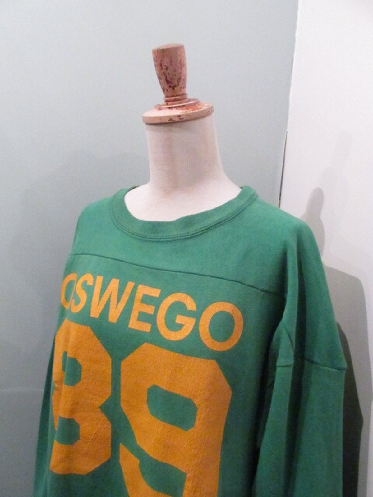 80年代 Champion Oswego フットボールtシャツ アメリカ製 Used Vintage Clothing Valon Lanp