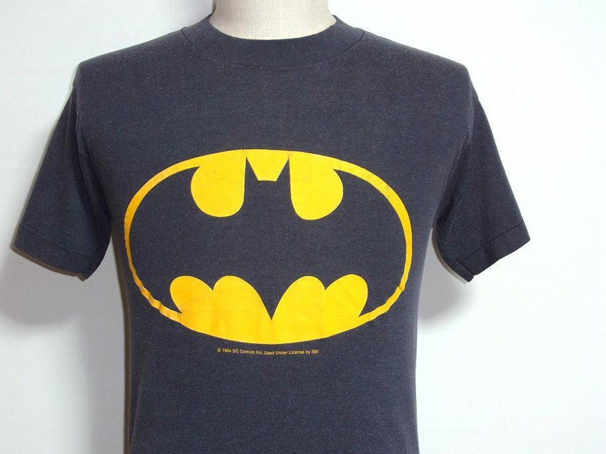 1980 S Batman バットマンロゴtシャツ 黒 実寸 S M位 Magnolia Webstore