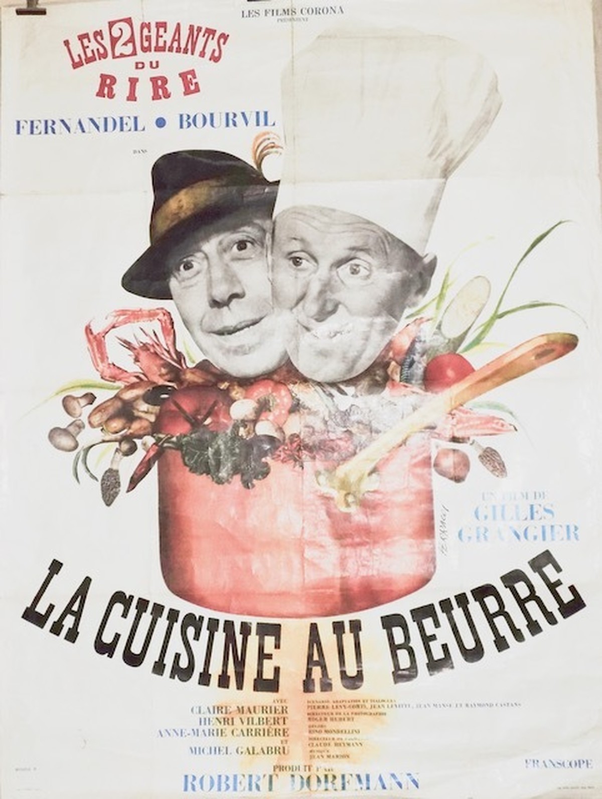 VINTAGE!☆1964年製 フランス 映画 額付 特大 ビンテージ VINTAGE!☆1964年製 フランス 映画 額付 特大 ビンテージ