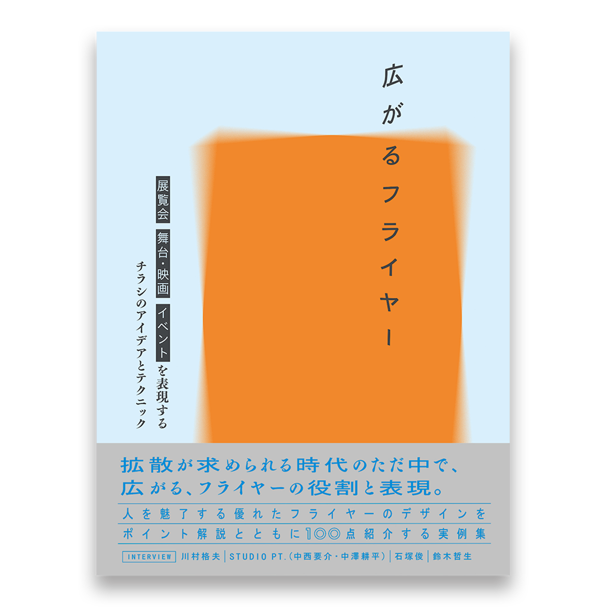 広がるフライヤー 展覧会 舞台 映画 イベントを表現するチラシのアイデアとテクニック Bnnオンラインストア