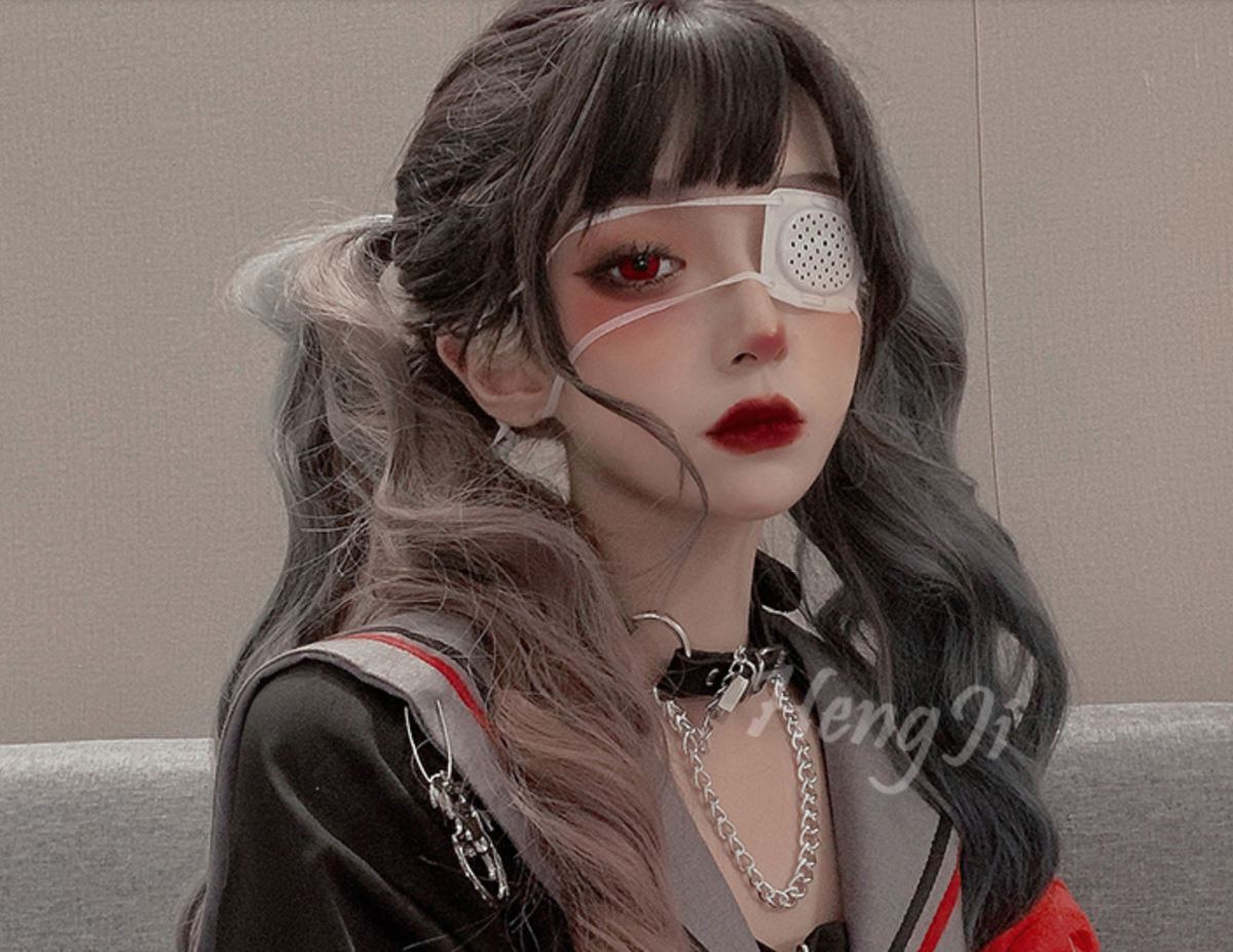 コスプレ ウィッグ かわいい 前髪 ぱっつん ロリータ かつら ロングヘア アシンメトリー グラデーション 韓国 451 Sweetly