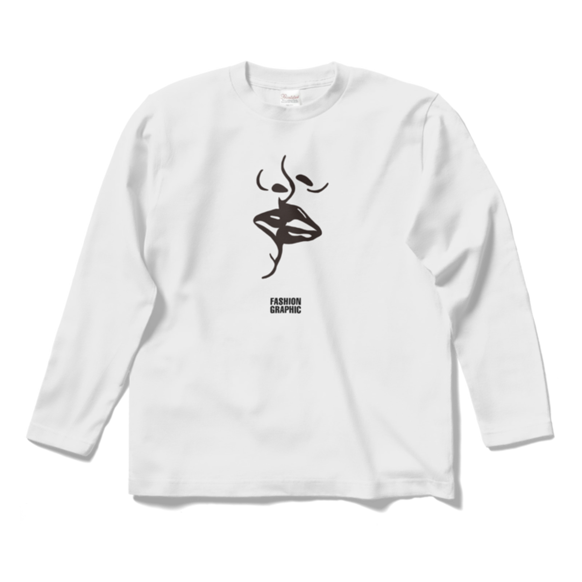 Fg ロングスリーブtシャツ 唇 色違い有 グラフィックファッションアイテム専門店ecobad エコバド