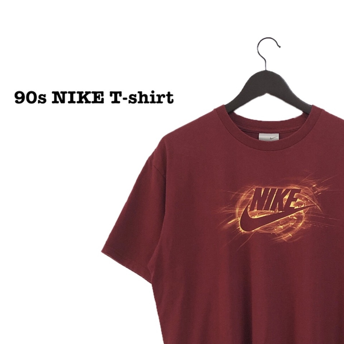 90s Nike ナイキ Tシャツ ロゴ入り M Kobito 大きすぎない古着屋