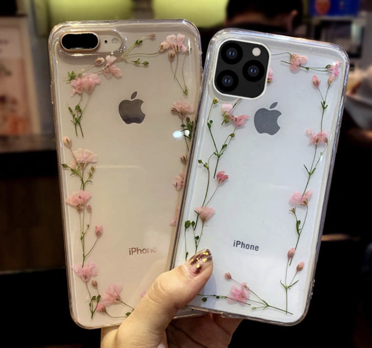 Iphone ケース カバー スマホケース クリアケース X Xs Xr Xsmax 11 11pro 11promax 新商品 新作 おしゃれ 透明 花 ドライフラワー ピンク 可愛い おしゃれ キュート Yn 1 10 Dress Sugar Moon