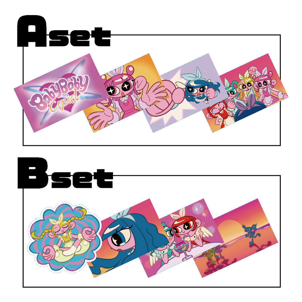 星歴13夜 Baby Baby Cupid アニメステッカー コドモメンタルwebshop
