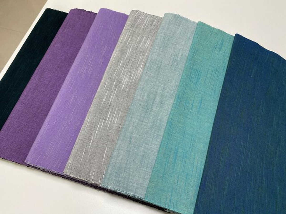 はらっぱ会津木綿無地 50センチ 3点よりどり 会津木綿手づくり工房 ｍｏｎ ｍａｒｉ