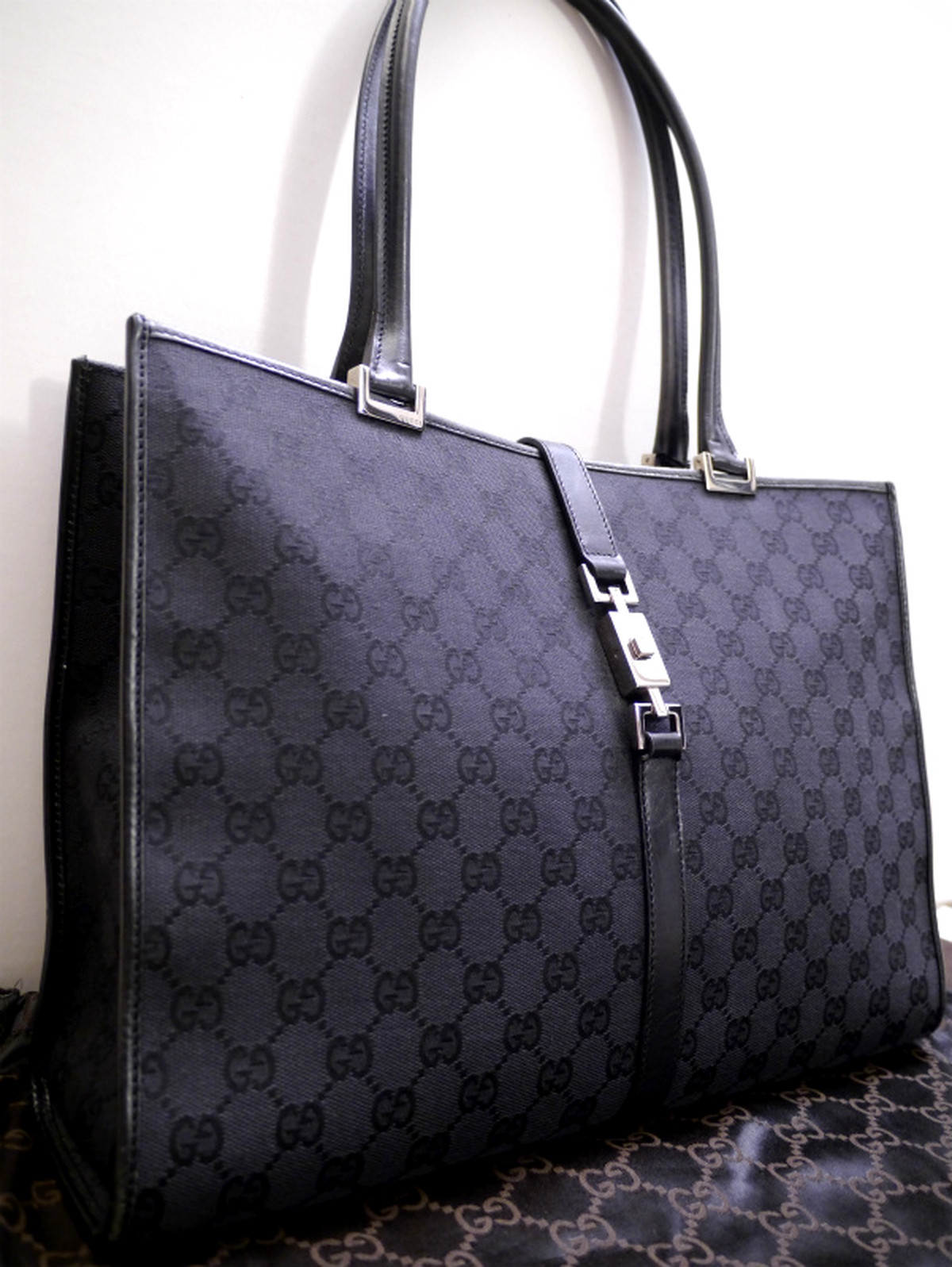 驚きの値段で】 ☆美品☆ GUCCI グッチ ジャッキーライン トートバッグ バッグ ハンドバッグ Gentei SALE