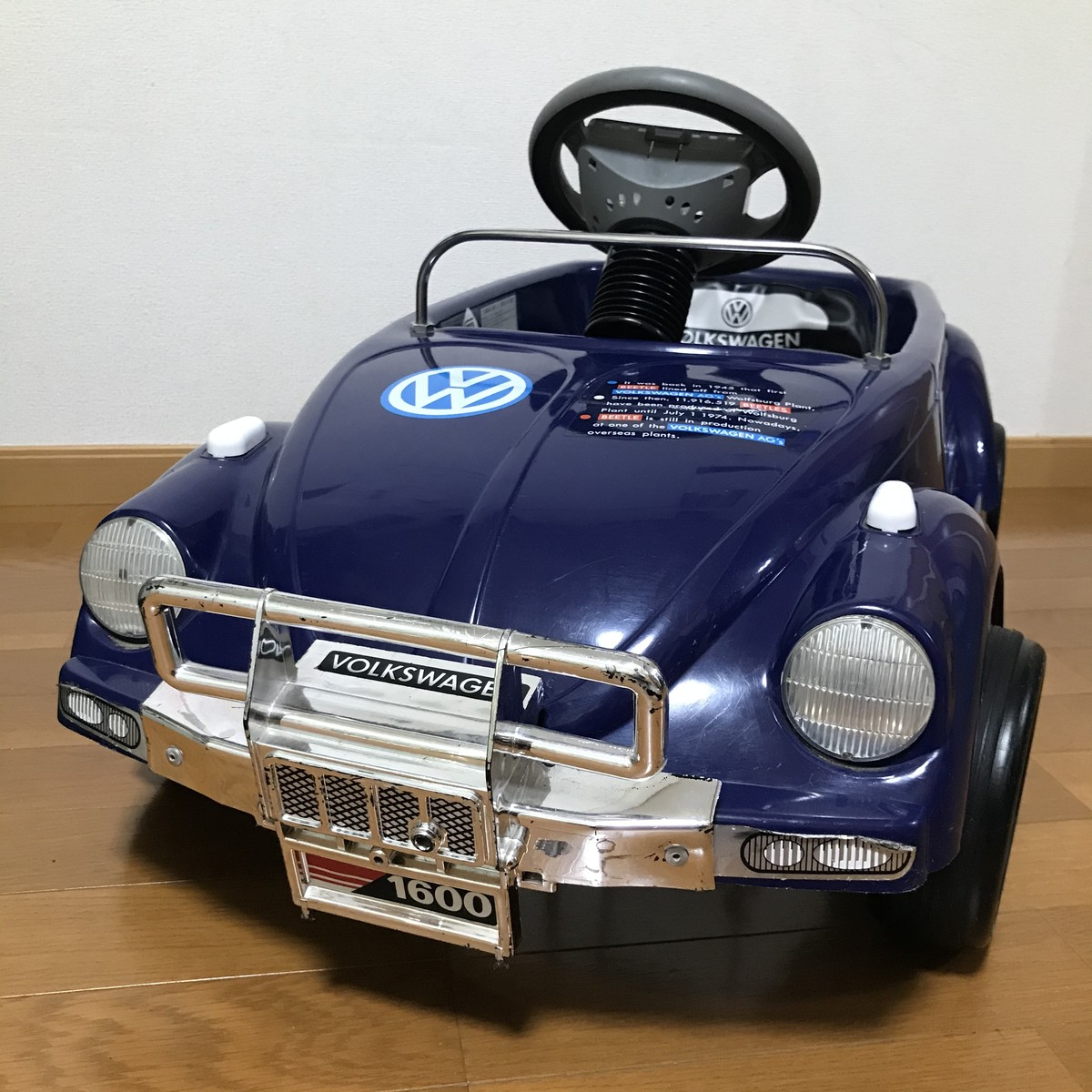 フォルクスワーゲン ビートル ペダルカー トシマ製 ヴィンテージ アメリカン雑貨 クラシックカー 子供の車 日本製 Honey Antique ヴィンテージ アメリカン雑貨 アンティーク アメトイ インテリア小物 ミールトイのお店