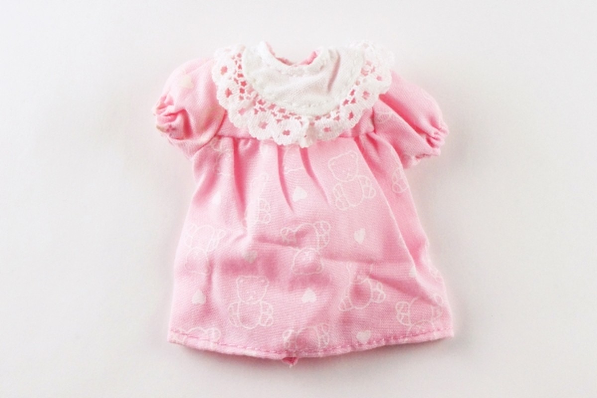 ドール服 1 6 オビツ11 ピンクベアーワンピ Tbs085 Mw ドール 衣装専門店 燦燦 7b