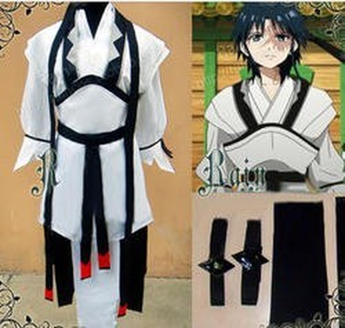 K5436 マギ Magi 練白龍 コスプレ衣装 Cosplay コスチューム ルガーノショップ