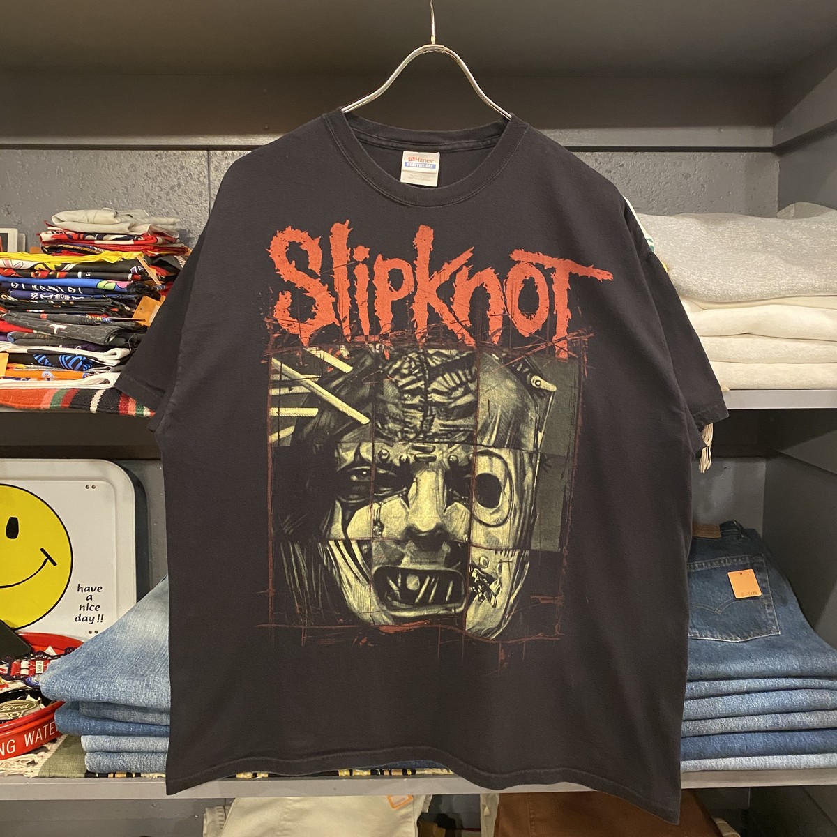 グランドセール Slipknot ロンt Xl 14 Tシャツ カットソー 七分 長袖 Slcp Lk
