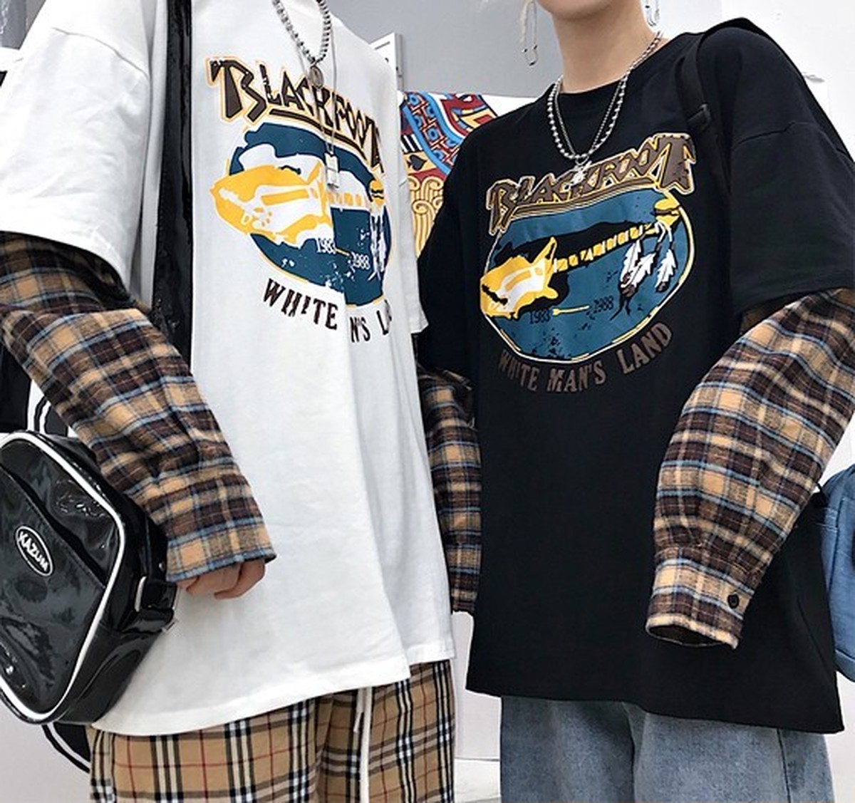 韓国ファッション レディース トレーナー ロンt 長袖 トップス 重ね着風 原宿系 ストリート系 Tb 431 毒いちご 韓国ファッション