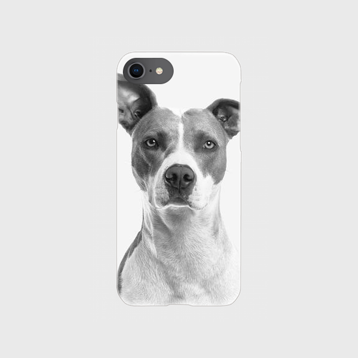 モノトーンな犬のスマホケース Simple Case