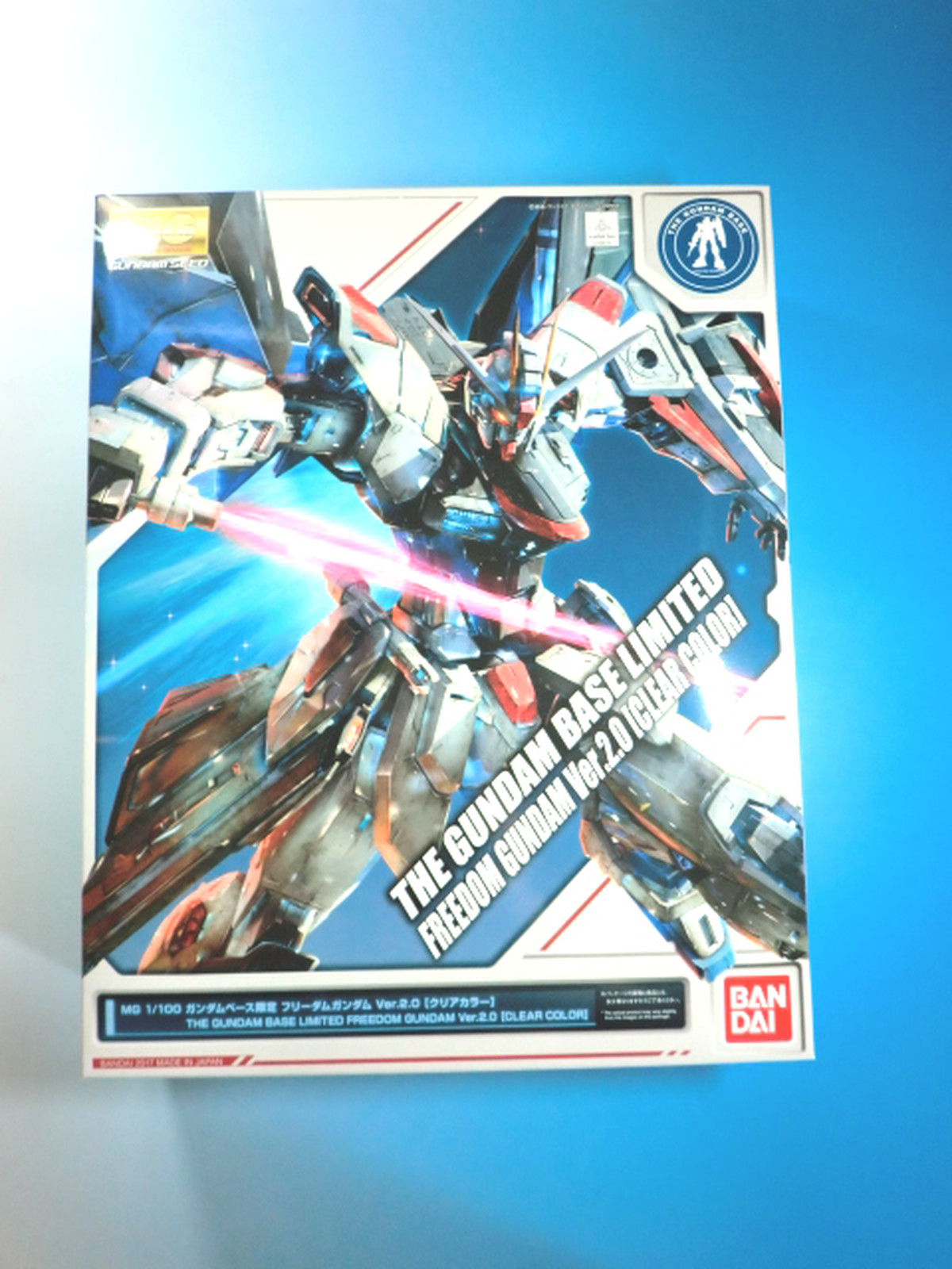 ガンダムベース東京限定 Bandai Mg 1 100 フリーダムガンダム Ver 2 0 クリアカラー ガンプライク