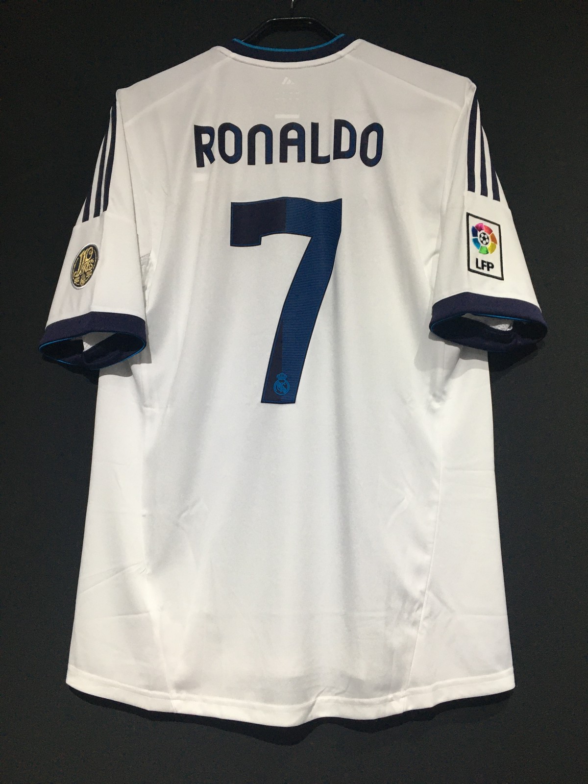 12 13 Real Madrid Cf H Condition Brand New Grade 10 Size L No 7 Ronaldo Jerseum Store