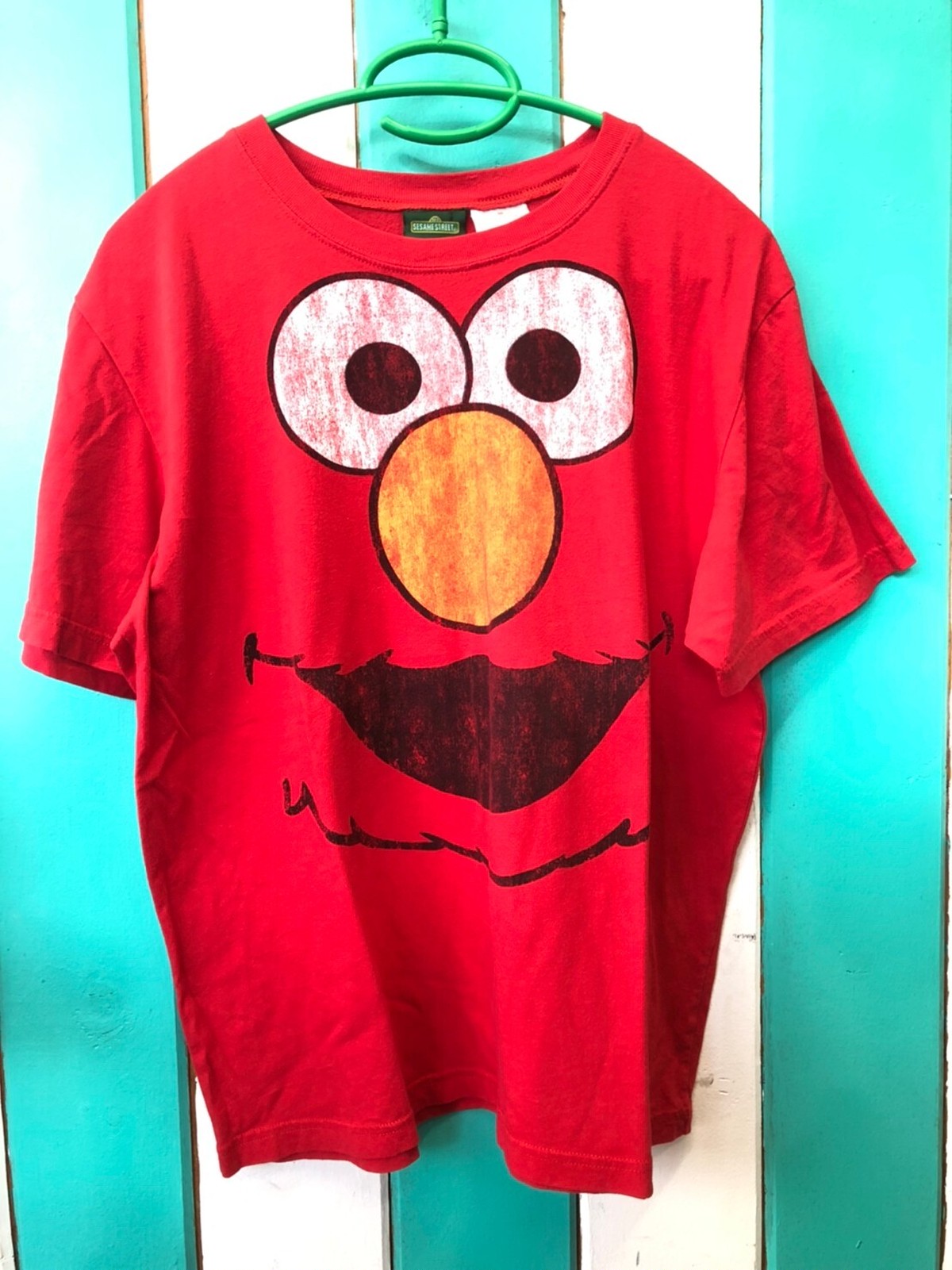 セサミストリート エルモフェイス ヴィンテージ Usedtee レッド Vintage Sesame Street Emloface Used Turtles Red The Puppez E Shop ザ パペッツ松本 Webショップ