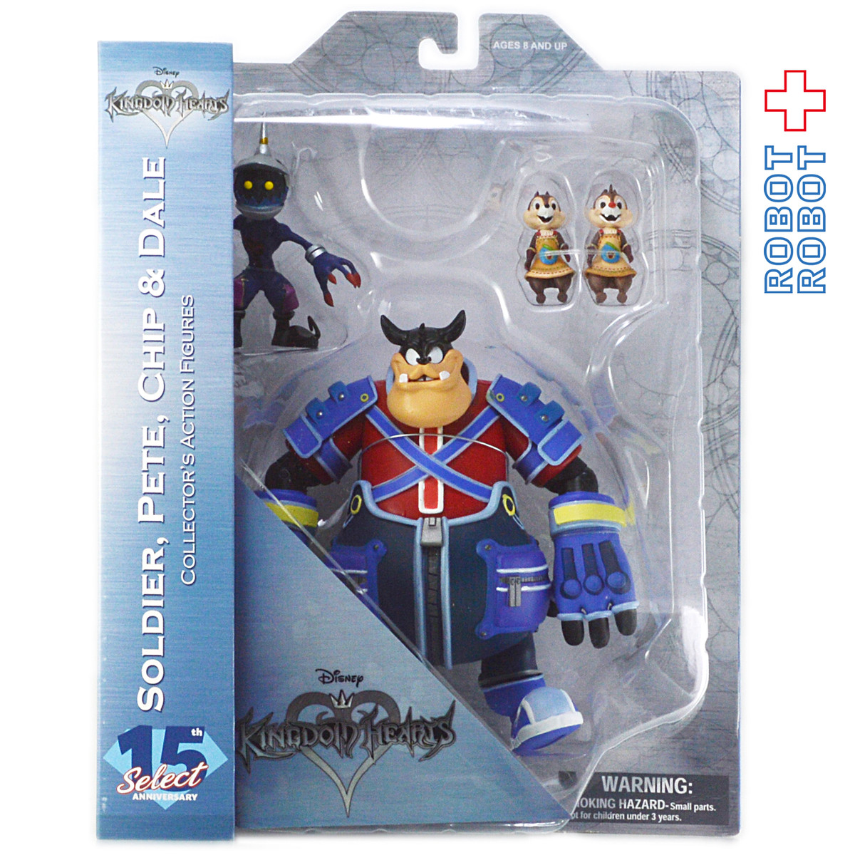キングダムハーツ セレクト ソルジャー ピート チップ デール アクションフィギュア 未開封 Robotrobot