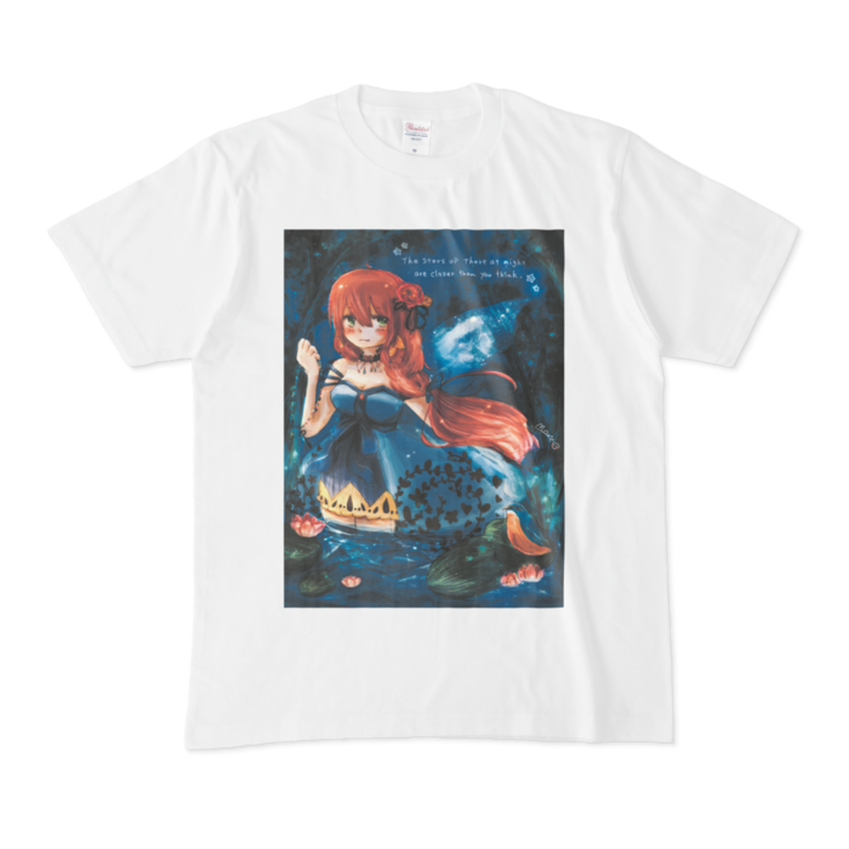 Tシャツ 光舞う夜の森 ちびすけ堂