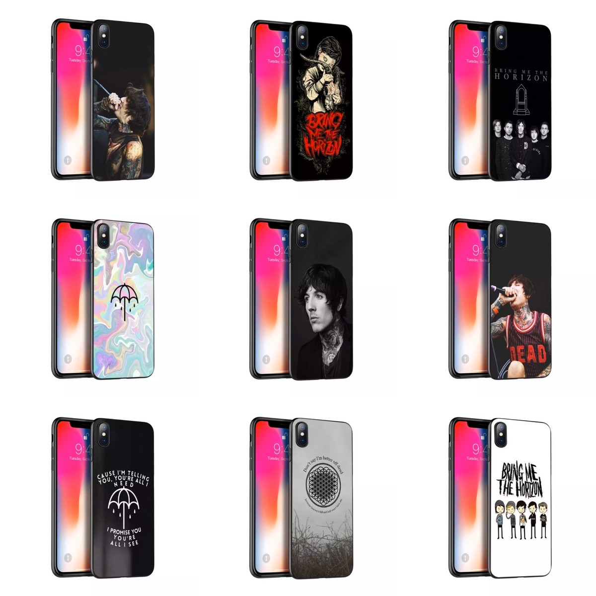 Bring Me The Horizon Iphoneケース ソフト シリコン ブリングミーザホライズン Bmth Vol 2 Bf Merch S